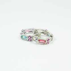 BIOJOUX hipoalerginiai auskarai Color Stones Ring (BJT414)