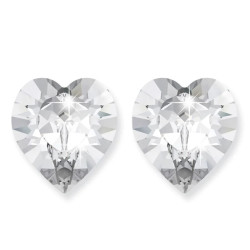 BIOJOUX hipoalerginiai auskarai Crystal Heart Swarovski  (BJT964)