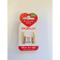 BIOJOUX hipoalerginiai auskarai Lidia Golden (BJT286)