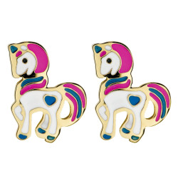 BIOJOUX hipoalerginiai auskarai Baby Unicorn (BJT704)