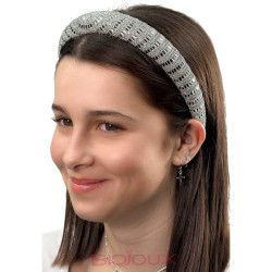 BIOJOUX plaukų lankelis  Design Crystals 3 cm  (BJH030)