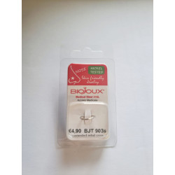 BIOJOUX nosies auskarų vėrimo žiedas  Ring 8 mm  (BJT903)