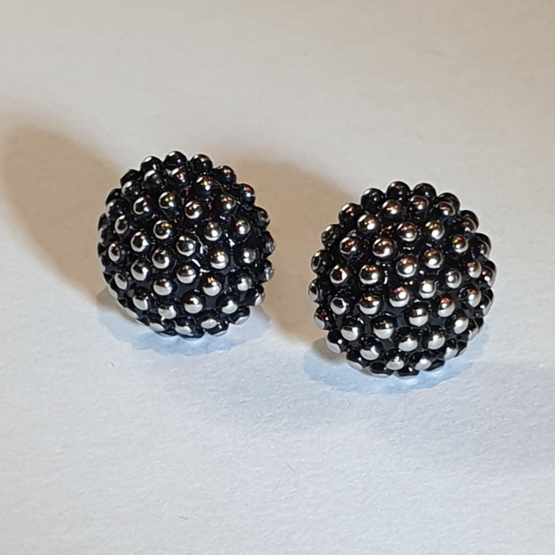 BIOJOUX hipoalerginiai auskarai Asteroid half-sphere (BJT988)