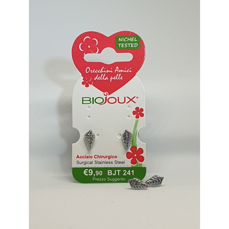 BIOJOUX hipoalerginiai auskarai Feather Style (BJT241)