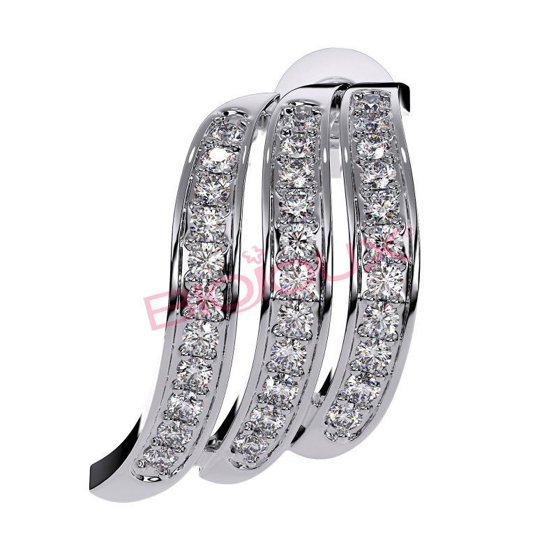 BIOJOUX hipoalerginiai auskarai Metropolitan Curl (BJT222)