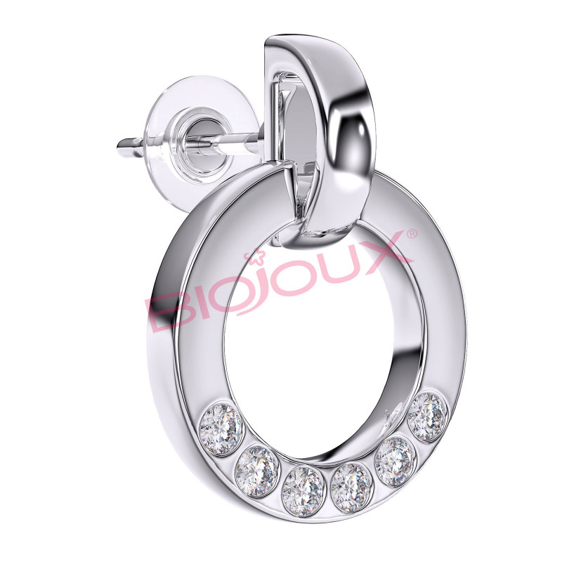 BIOJOUX hipoalerginiai auskarai Montecarlo Rpund (BJT226)