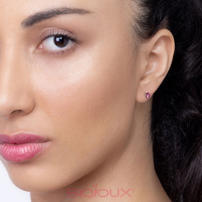 BIOJOUX hipoalerginiai auskarai Rose Crystal (BJT946)