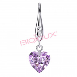 BIOJOUX hipoalerginiai auskarai Violet Pendant (BJT721)