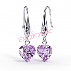 BIOJOUX hipoalerginiai auskarai Violet Pendant (BJT721)