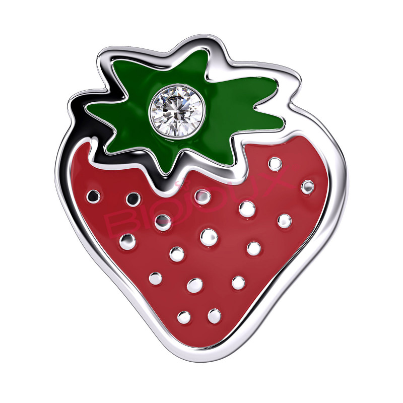 BIOJOUX hipoalerginiai auskarai Strawberry (BJT733) BIOJOUX hipoalerginiai auskarai Strawberry (BJT733)